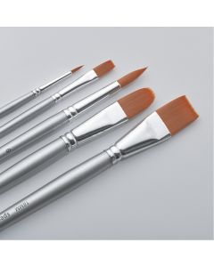 Specialist Crafts Silver Acrylic Brush Set