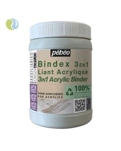 Bindex 3In1 Acrylic Binder Studio Green 225ml