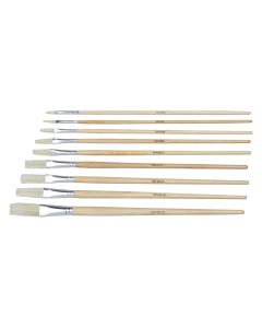 Specialist Crafts Student Flat Hog Long Handled Brushes