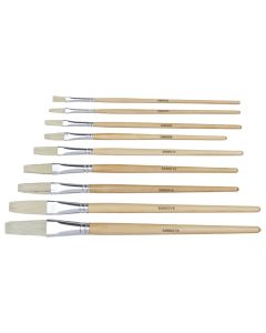 Specialist Crafts Student Flat Hog Short Handled Brushes