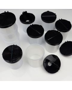 Non-Spill Pots with Flip-Top Lids Pack