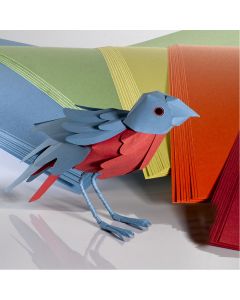 Recycled Bright Coloured Board Pack - 340 Microns