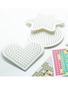 Small Pegboard Bases - Opaque Star