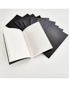 Specialist Crafts Standard Stapled Sketchbooks A4 - Black Laminated