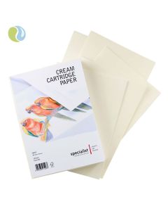 Specialist Crafts Cream Cartridge Paper 130gsm Packs