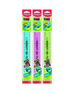 Helix Flexible 30cm Ruler - Pack of 10