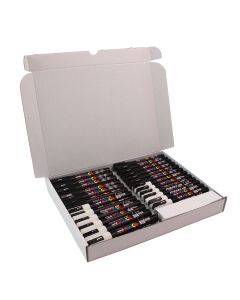Posca Assorted Bulk Box of 24 - Black & White
