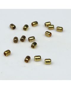 Chain Crimps 2mm dia - Gold