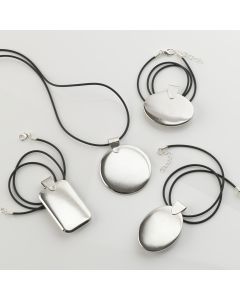 Pendant Necklaces. Round 49mm diameter. Each 