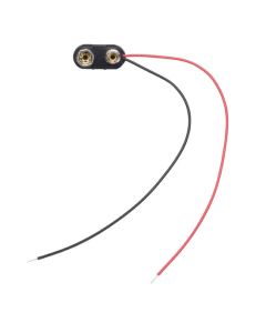 Heavy Duty PP3 Battery Clips. Pack of 10