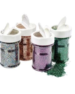 Specialist Crafts Glitter Shakers - 120g Pots