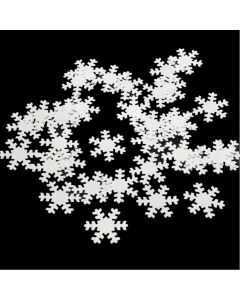 Snowflakes Confetti Shaker 