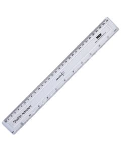 Specialist Crafts Shatter Resistant Plastic 30cm Ruler