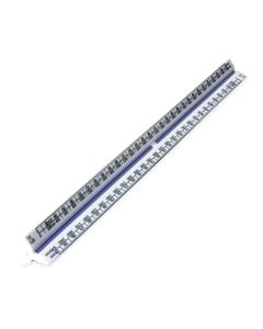 Plastic Tri-Scale 30cm Ruler