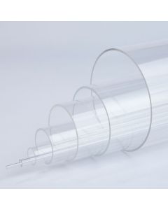 Clear Round Extruded Acrylic Tubes