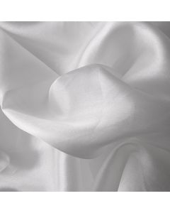 White Silk - Standard 5mm Pongee. Per metre
