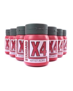 X4 Standard Acryl 500ml - Primary Magenta Bulk Pack