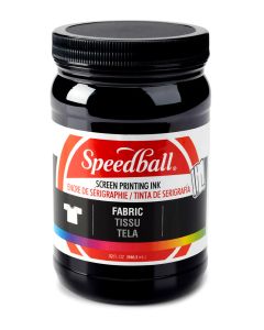 Speedball 32 oz Fabric Screen Printing Ink Black