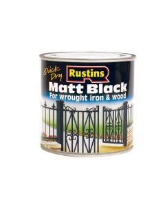 Rustins Matt Black Paint