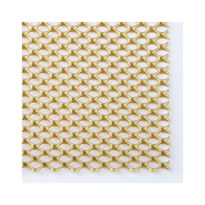 Op de kop van studio willekeurig Gold Anodised Mesh Sheet - 300 x 150 x 1mm | Dryad Education